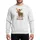 Holiday Animal Lovers' Whimsical 'Christmoose' Brown Moose Tangled in Colorful Lights & Red Santa Hat Cartoon Sweatshirt - 1