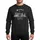 London City Lovers' Minimalist White Grey Festive Skyline Santa Sleigh Snowflakes Script Sweatshirt - 1