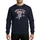 Australian Christmas Lovers' Gleeful Grey Koala Santa Hat Red White Candy Cane Cartoon 'KOALA LA LA LA' Design Sweatshirt - 1