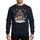 Holiday Art Lovers' Whimsical Dia de los Muertos Christmas Tree Sugar Skulls Reindeer Antlers Santa Elf Hats Sweatshirt - 1