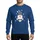 Winter Holiday Fans' Whimsical Grey Snow Gnomie Flat Graphic Rustic Orange Nose White Snowflakes Sweatshirt - 1