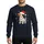 Dog Lovers' Adorable Jack Russell Christmas Puppy with Festive Lights & Red Santa Hat Design Sweatshirt - 1