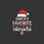Firefighter Loved Ones' Playful Santa Hat Candy Cane Stripe 'FAVORITE' Christmas Lights Maltese Cross Art Sweatshirt - 2