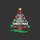 Coastal Holiday Celebrators' Vibrant 'Merry Beachy Christmas' Tree Design with Red Green Starfish & Seashells Sweatshirt - 2