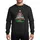 Coastal Holiday Celebrators' Vibrant 'Merry Beachy Christmas' Tree Design with Red Green Starfish & Seashells Sweatshirt - 1