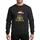 Dachshund Lovers' Whimsical Brown Dachshund Red Santa Hat Green Red Christmas Lights Design Sweatshirt - 1