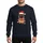 Belgian Malinois Lover's Playful Malinois Dog Santa Hat Red Green Blue Orange Christmas Lights Art Sweatshirt - 1