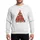Ladybug Lovers' Whimsical Festive Red Ladybug Christmas Tree Gold Star Santa Hat Design Sweatshirt - 1