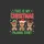 Yorkie Dog Lovers' Whimsical Christmas Yorkshire Terrier Elf Santa Reindeer Hats Bright Green Red Holly Lights Snowflakes Sweatshirt - 2