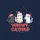 Cat Lovers' Whimsical Cartoon Christmas Cats Red Yellow Lights 'MEOWY CATMAS' Black Design Sweatshirt - 2