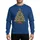 French Horn Lovers' Golden French Horn Christmas Tree, Santa Hat, Holly, Festive Ornaments & Gifts Sweatshirt - 1
