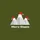 Climbers & Hikers' Geometric Grey Mountains Red Santa Hats White Merry Slopes Sweatshirt - 2