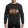 Hedgehog Lovers' Whimsical Hallothanksmas Cartoon Hedgehogs Witch Turkey Santa Hats & Bold Multicolor Text Sweatshirt - 1