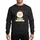 Festive Animal Lovers' Charming Cream Sheep Bright Red Santa Hat Humorous Fleece Navidad Text Sweatshirt - 1