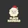 Festive Animal Lovers' Charming Cream Sheep Bright Red Santa Hat Humorous Fleece Navidad Text Sweatshirt - 2