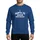 Southwestern Style Enthusiasts' Distressed White Santa Fe New Mexico Collegiate Typography Zia Sun Sweatshirt - 1