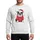 Bulldog Lovers' Adorable English Bulldog, Vibrant Red Santa Hat & Knitted Sweater, Cream & Black Fur Christmas Vector Art Sweatshirt - 1