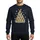 Bird Lovers & Christmas Fans' Whimsical Grey Cockatiel Christmas Tree Stack Festive Yellow Star Colorful Lights Snowy Flat Art Sweatshirt - 1