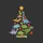 Family & Kids' Whimsical Christmas Dinosaur Tree Festive Multi-Color Cartoon Artwork with Golden Star & Gifts Sweatshirt - 2