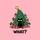 Cat Lovers' Mischievous Black Cat Christmas Tree Chaos with Red Ornaments Golden Bells "WHAT?" Cartoon Sweatshirt - 2
