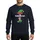 Holiday Celebrators' Whimsical Flat Vector Green Elf Floss Dance Red Striped Socks Yellow Bell Design Sweatshirt - 1