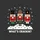 Festive Fun Seekers' Three Traditional Nutcrackers Vibrant Red Green Gold Snowdrift Vintage Lights Playful 'WHAT'S CRACKIN'?' Phrase Sweatshirt - 2