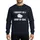 Christmas Humor Enthusiasts' Bold White Distressed 'I Identify As A Lump Of Coal' Text & Faceted Graphic Sweatshirt - 1