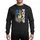 Grandfathers' Volleyball Distressed Patriotic American Flag Grunge POPPOP Art Blue Yellow Grey White Sweatshirt - 1