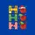 Holiday Enthusiasts' Yellow Green Red HHH Bowling Ball Santa Elf Reindeer Christmas Lights Sweatshirt - 2