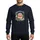 Nurses' Whimsical Retro Burnt Orange Call Light Festive Christmas Tree & Stars Design Sweatshirt - 1