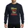 Holiday Bakers' Retro Bubbly Yellow Red Green Peace Love Joy & Cookies Hand-Lettered Stars Sweatshirt - 1