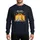 Christmas Celebrants' Hand-Drawn Folk Art Nativity, White 'Believe' & Gold Stars, Blue Mary, Olive Joseph Sweatshirt - 1