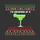 Holiday Cocktail Fans' Pixel Art Margarita Christmas with Green Glass, Red Text & Festive Ugly Sweater Style Border Sweatshirt - 2