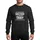 Humor Lovers' Bold White Hand-Drawn Whimsical Trudy Advice Quote Typography on Black Sweatshirt - 1