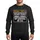 Retail Professionals' Bold Distressed Black Orange White Stacked Typography Humor Sweatshirt - 1