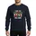 Festive Season Celebrators' Vibrant Christmas Stocking Garland Evergreen Berries Candy Canes 'I Like Em Well Hung' Design Sweatshirt - 1