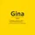 Women's Gina Name Definition Empowering Sassy Dark Charcoal Gray Minimalist Typographic Art Sweatshirt - 2