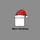 Holiday Enthusiasts' Vibrant Red White Black Hand-Drawn Santa Hat Gift Box Merry Christmas Design Sweatshirt - 2