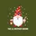 Kids' 'Lil Brother Gnome' Red Santa Hat White Polka Dots Christmas Lights Holly Lantern Candy Cane Snow Design Sweatshirt - 2