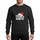 Holiday Enthusiasts Bold White 'TEAM SANTA' Typographic Red Santa Hat Design Sweatshirt - 1