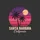 Beach Vacationers & Retro Style Lovers' Santa Barbara California Distressed Purple Magenta Sunset Palm Trees Sweatshirt - 2