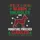 Miniature Pinscher Dog Lover Festive Red Green Black Pixel Knit Buffalo Plaid Dog Silhouette Ugly Sweater Theme Sweatshirt - 2