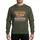 Holiday Enthusiasts' Retro 'Too Cute' Orange Pink Green Teal Festive Geometric Anti-Ugly Sweater Design Sweatshirt - 1