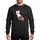 California Locals & Travelers' Bold Flat Red Star Brown Bear Green Stripe California Map, White CALIFORNIA, Arched Red SANTA ROSA Outline Art Sweatshirt - 1