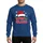 Grandfathers' Festive Red Polka Dot 'PAP CLAUS' with Santa Hat, White Snowflakes, & Christmas Gifts Sweatshirt - 1