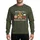 Holiday Bakers & Cookie Lovers' Whimsical Gingerbread Man Snowflake Stocking Red Green White Sweet Art Sweatshirt - 1