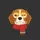 Beagle Lovers' Playful Caramel Beagle, Gold Aviator Sunglasses with Santa Sleigh Reflection, Candy Cane, Red Zigzag Scarf Sweatshirt - 2