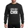 Car Enthusiasts' White Distressed Muscle Car Typographic Humor Design Sweatshirt - 1
