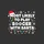 Family Holiday Humor Lovers' White Typographic Christmas Soccer Balls Red Santa Hat Green Holly Lights Festive Pattern Sweatshirt - 2