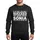 Women's Bold White Distressed Typographic Sonia Name Humorous Quote Graphic Sweatshirt - 1